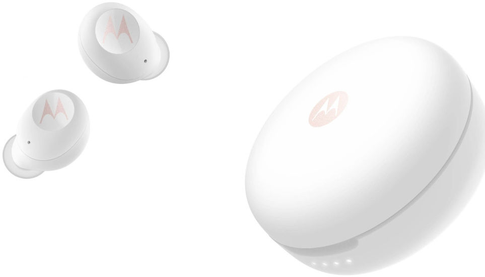 Motorola VerveBuds 250 Draadloze Bluetooth Oordopjes Microfoon Wit afbeelding 3