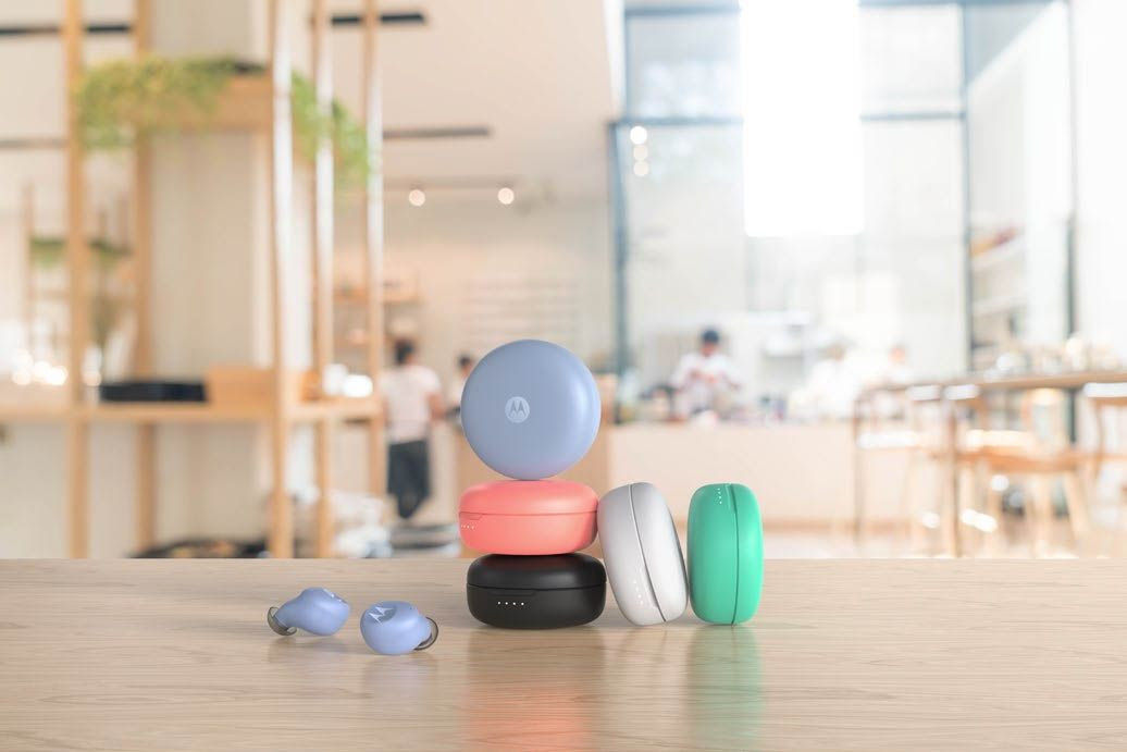 Motorola VerveBuds 250 Draadloze Bluetooth Oordopjes Microfoon Wit afbeelding 5