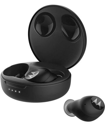 Motorola VerveBuds 250 Draadloze Bluetooth Oordopjes Microfoon Zwart Headsets