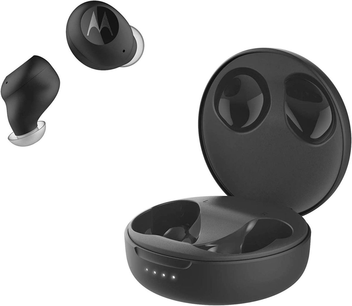 Motorola VerveBuds 250 Draadloze Bluetooth Oordopjes Microfoon Zwart afbeelding 2