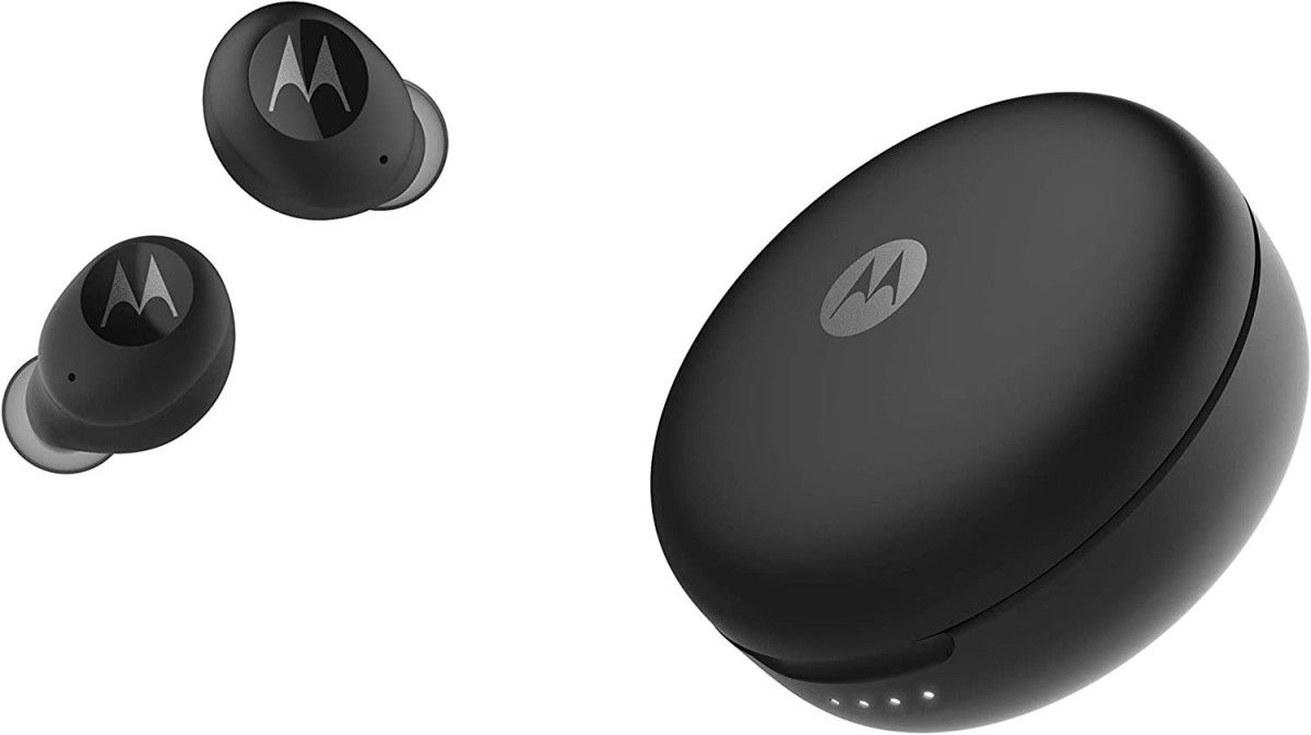 Motorola VerveBuds 250 Draadloze Bluetooth Oordopjes Microfoon Zwart afbeelding 3