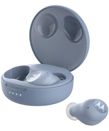 Motorola VerveBuds 250 Draadloze Bluetooth Oordopjes Microfoon Blauw Headsets