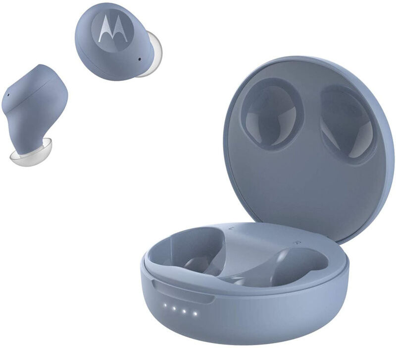 Motorola VerveBuds 250 Draadloze Bluetooth Oordopjes Microfoon Blauw afbeelding 2