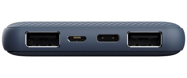 Trust Primo Eco Ultra Dunne USB-A/USB-C Powerbank 10.000 mAh Blauw afbeelding 4