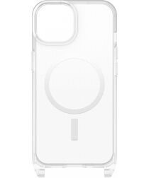 OtterBox React Necklace MagSafe iPhone 16e / 14 Hoesje Koord Transparant