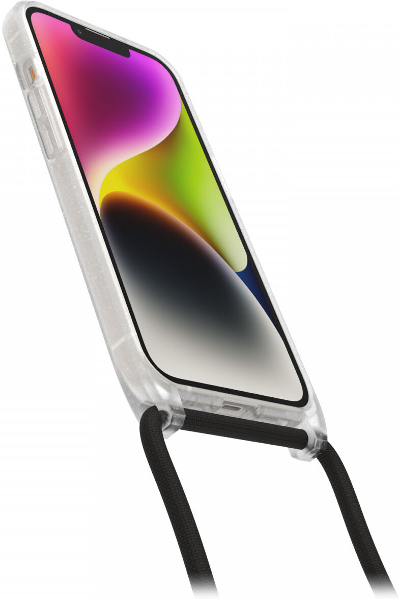 OtterBox React Necklace MagSafe iPhone 16e / 14 Hoesje met Koord Glitter afbeelding 6