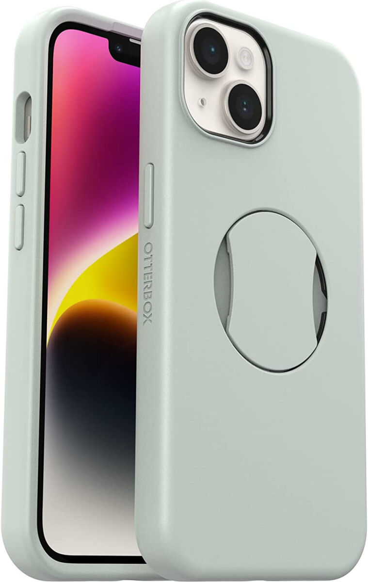 OtterBox OtterGrip Apple iPhone 14 / iPhone 13 Hoesje Back Cover Groen afbeelding 1
