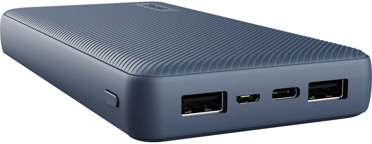 Trust Primo Eco Compacte USB-A/USB-C Powerbank 20.000 mAh Blauw afbeelding 1