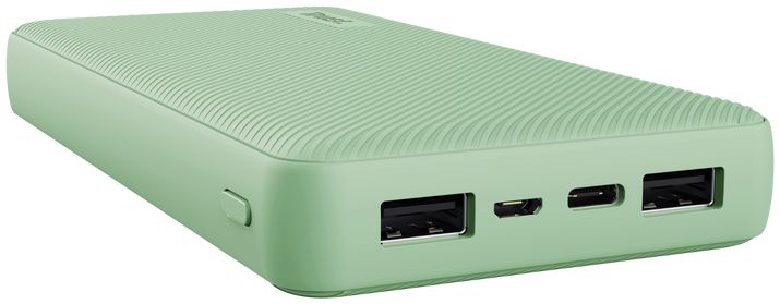 Trust Primo Eco Compacte USB-A/USB-C Powerbank 20.000 mAh Groen afbeelding 1