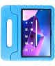HappyCase Lenovo Tab M10 Plus Gen 3 Kinder Tablethoes Handvat Blauw