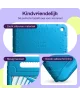 HappyCase Lenovo Tab M10 Plus Gen 3 Kinder Tablethoes Handvat Blauw