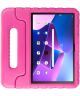 HappyCase Lenovo Tab M10 Plus Gen 3 Kinder Tablethoes Handvat Roze