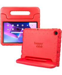 HappyCase Lenovo Tab M10 Plus Gen 3 Kinder Tablethoes Handvat Rood