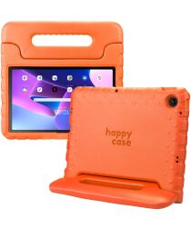 HappyCase Lenovo Tab M10 Plus Gen 3 Kinder Tablethoes Handvat Oranje
