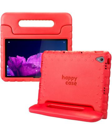 HappyCase Lenovo Tab P11/P11 Plus Kinder Tablethoes met Handvat Rood Hoesjes