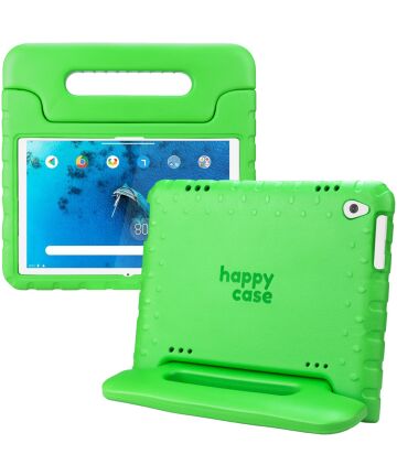 HappyCase Lenovo Tab M10 HD Gen 1 Kinder Tablethoes met Handvat Groen Hoesjes