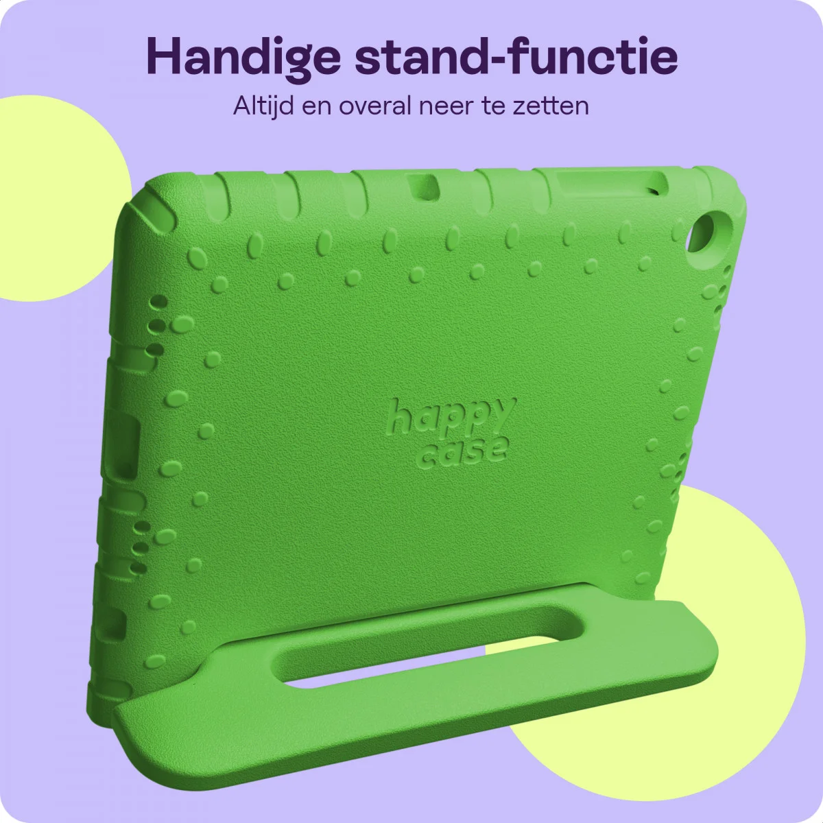 HappyCase Lenovo Tab M10 Gen 3 10.1 Kinder Tablethoes Handvat Groen afbeelding 5