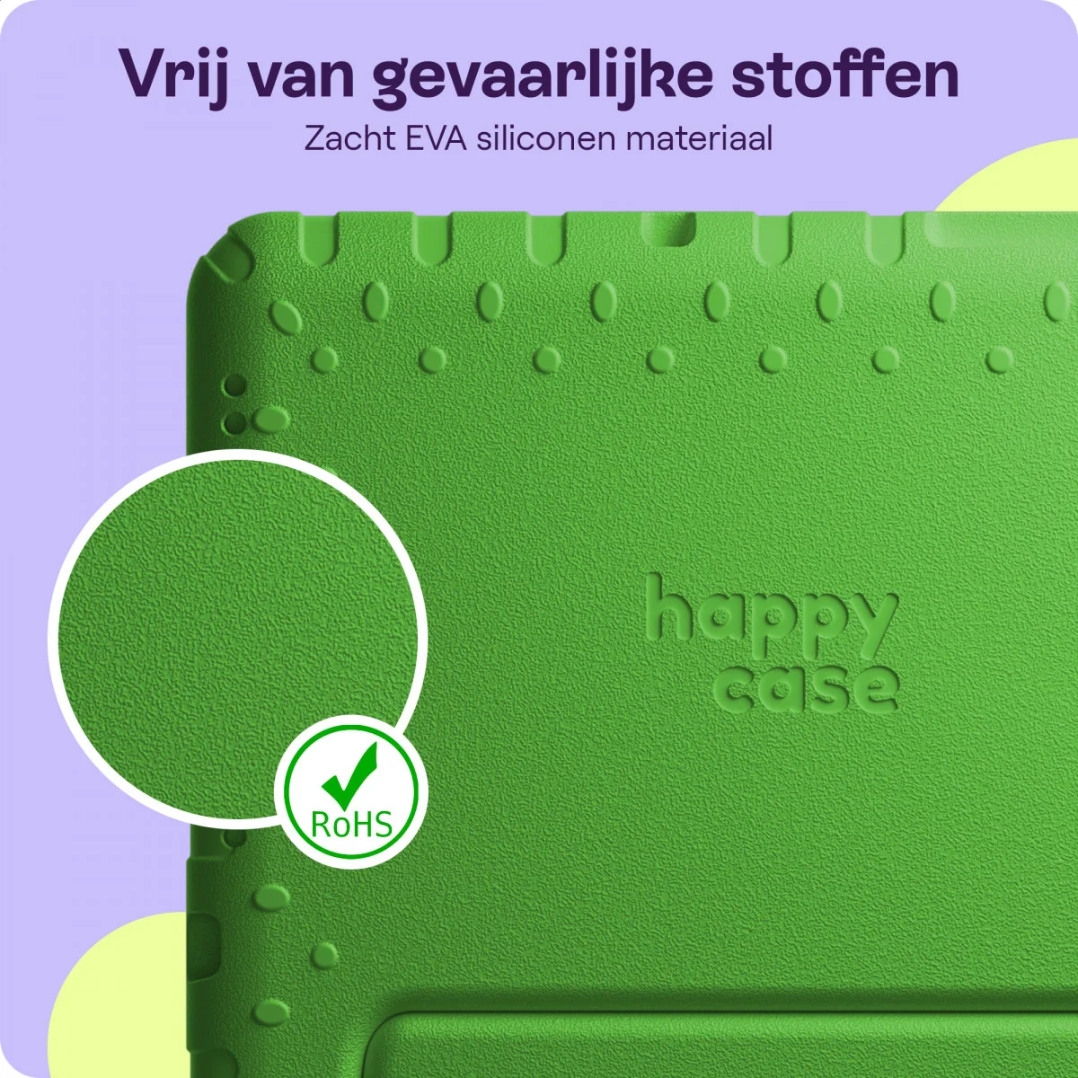 HappyCase Lenovo Tab M10 Gen 3 10.1 Kinder Tablethoes Handvat Groen afbeelding 7
