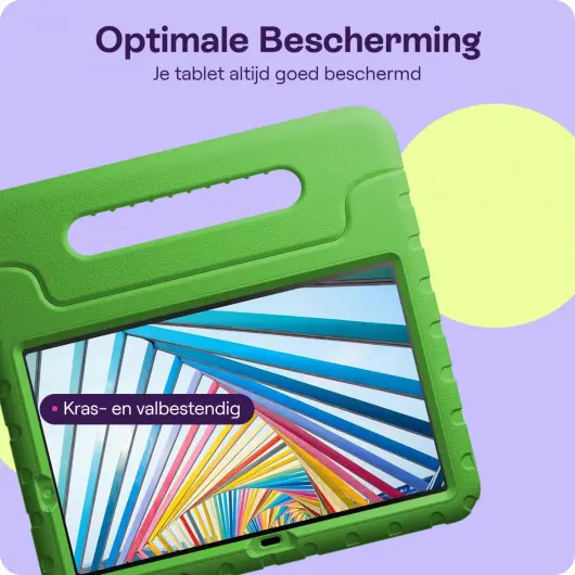 HappyCase Lenovo Tab M10 Gen 3 10.1 Kinder Tablethoes Handvat Groen afbeelding 6