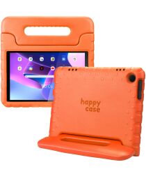 HappyCase Lenovo Tab M10 Gen 3 10.1 Kinder Tablethoes Handvat Oranje