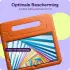 HappyCase Lenovo Tab M10 Gen 3 10.1 Kinder Tablethoes Handvat Oranje afbeelding 6