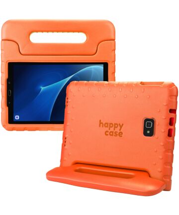 HappyCase Samsung Tab A 10.1 2016 Kinder Tablethoes met Handvat Oranje Hoesjes