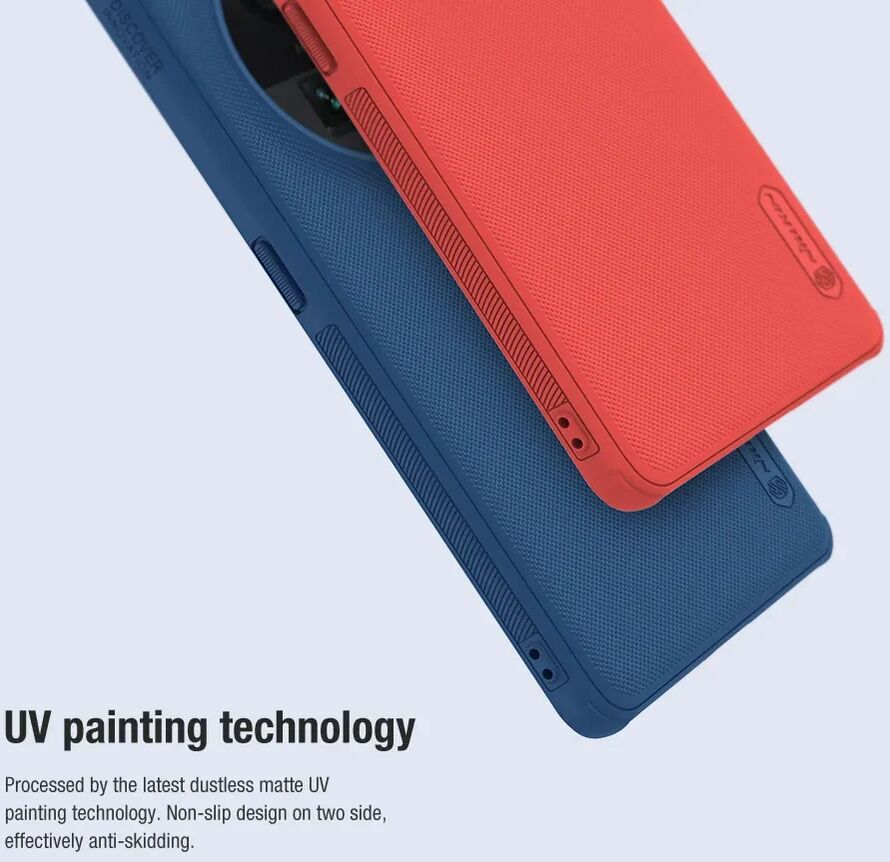 Nillkin Super Frosted Shield Oppo Find X6 Pro Hoesje Back Cover Rood afbeelding 7