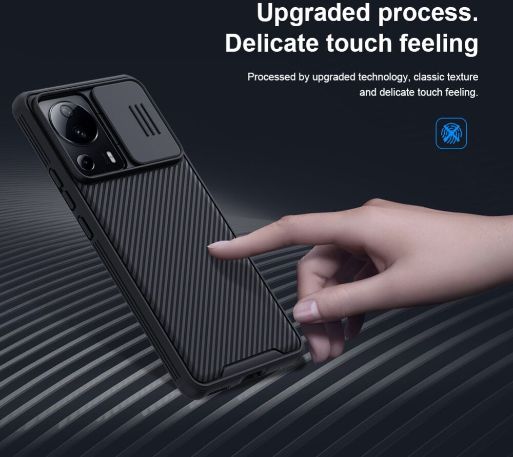 Nillkin CamShield Xiaomi 13 Lite Hoesje met Camera Slider Blauw afbeelding 7