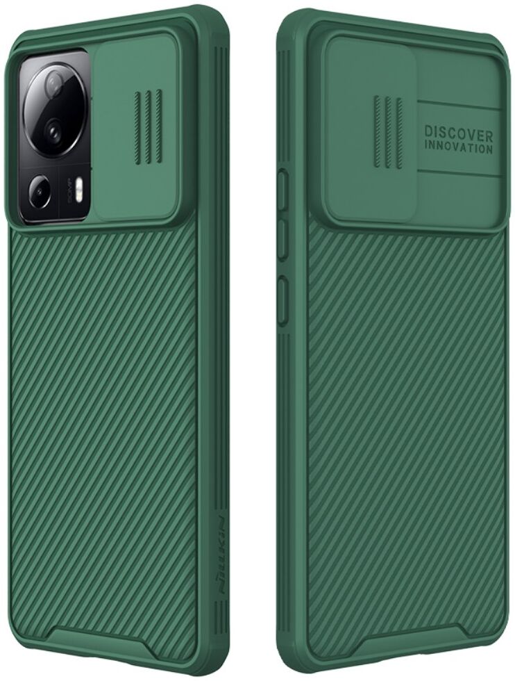 Nillkin CamShield Xiaomi 13 Lite Hoesje met Camera Slider Groen afbeelding 1