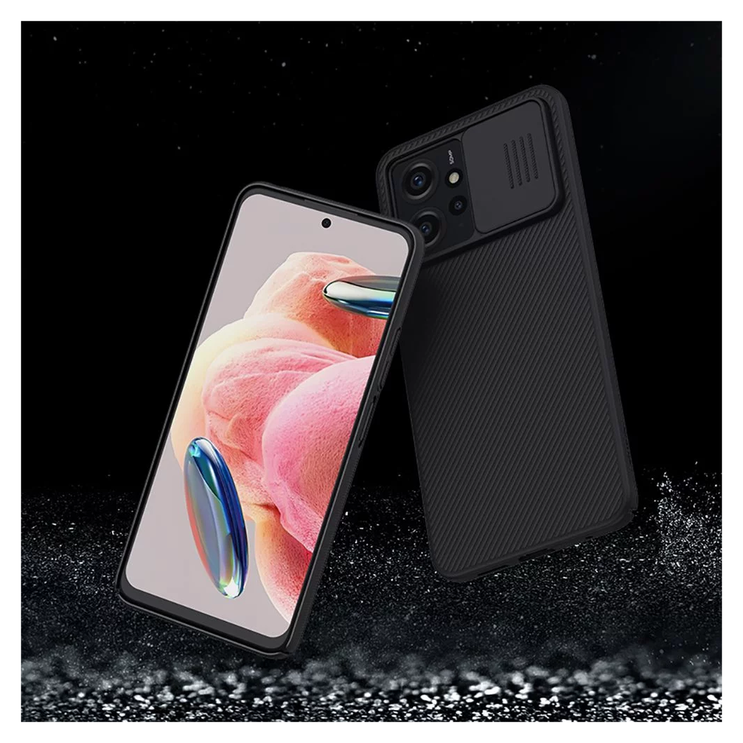 Nillkin CamShield Xiaomi Redmi Note 12 4G Hoesje Camera Slider Zwart afbeelding 6