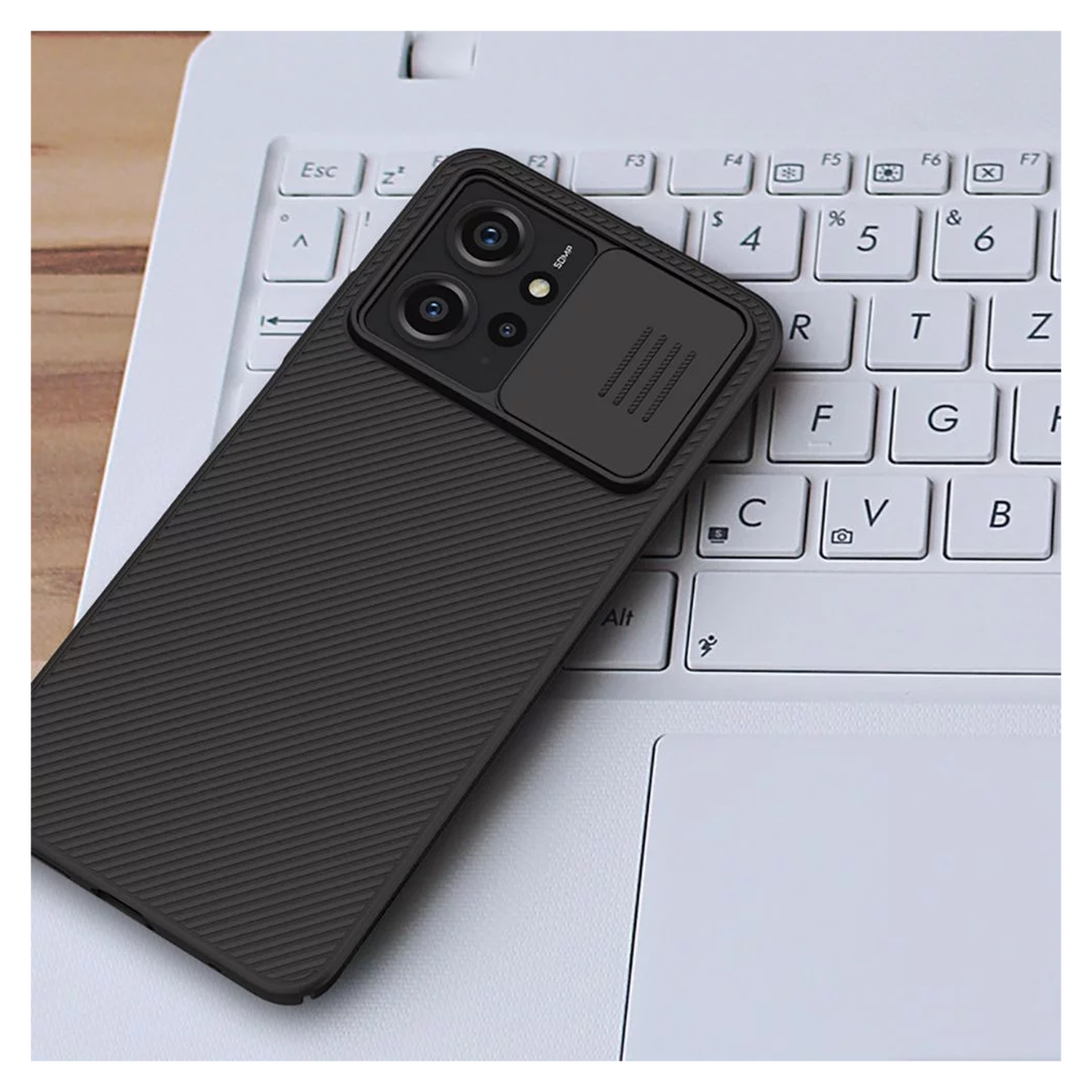 Nillkin CamShield Xiaomi Redmi Note 12 4G Hoesje Camera Slider Zwart afbeelding 7