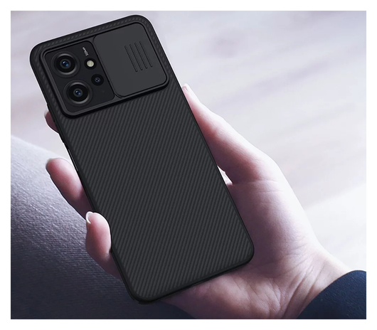 Nillkin CamShield Xiaomi Redmi Note 12 4G Hoesje Camera Slider Zwart afbeelding 5