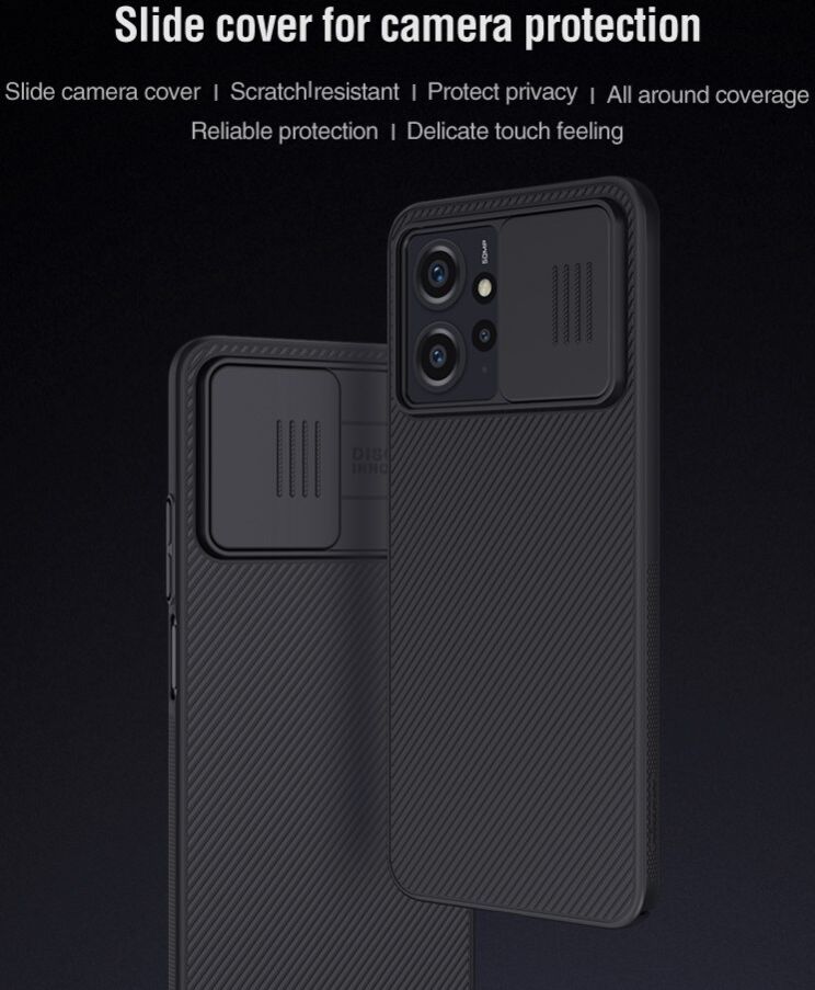 Nillkin CamShield Xiaomi Redmi Note 12 4G Hoesje Camera Slider Blauw afbeelding 2