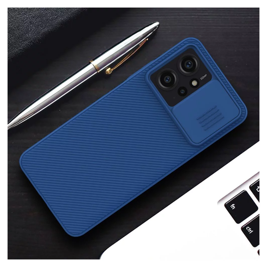 Nillkin CamShield Xiaomi Redmi Note 12 4G Hoesje Camera Slider Blauw afbeelding 2