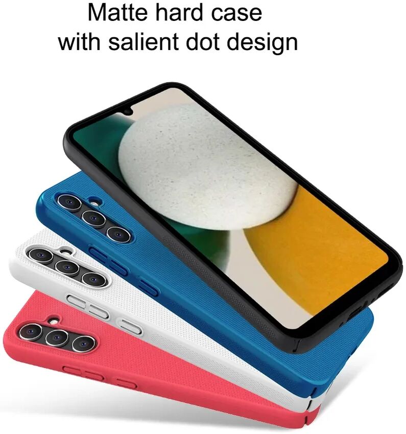 Nillkin Super Frosted Shield Samsung Galaxy A34 Hoesje Blauw afbeelding 4