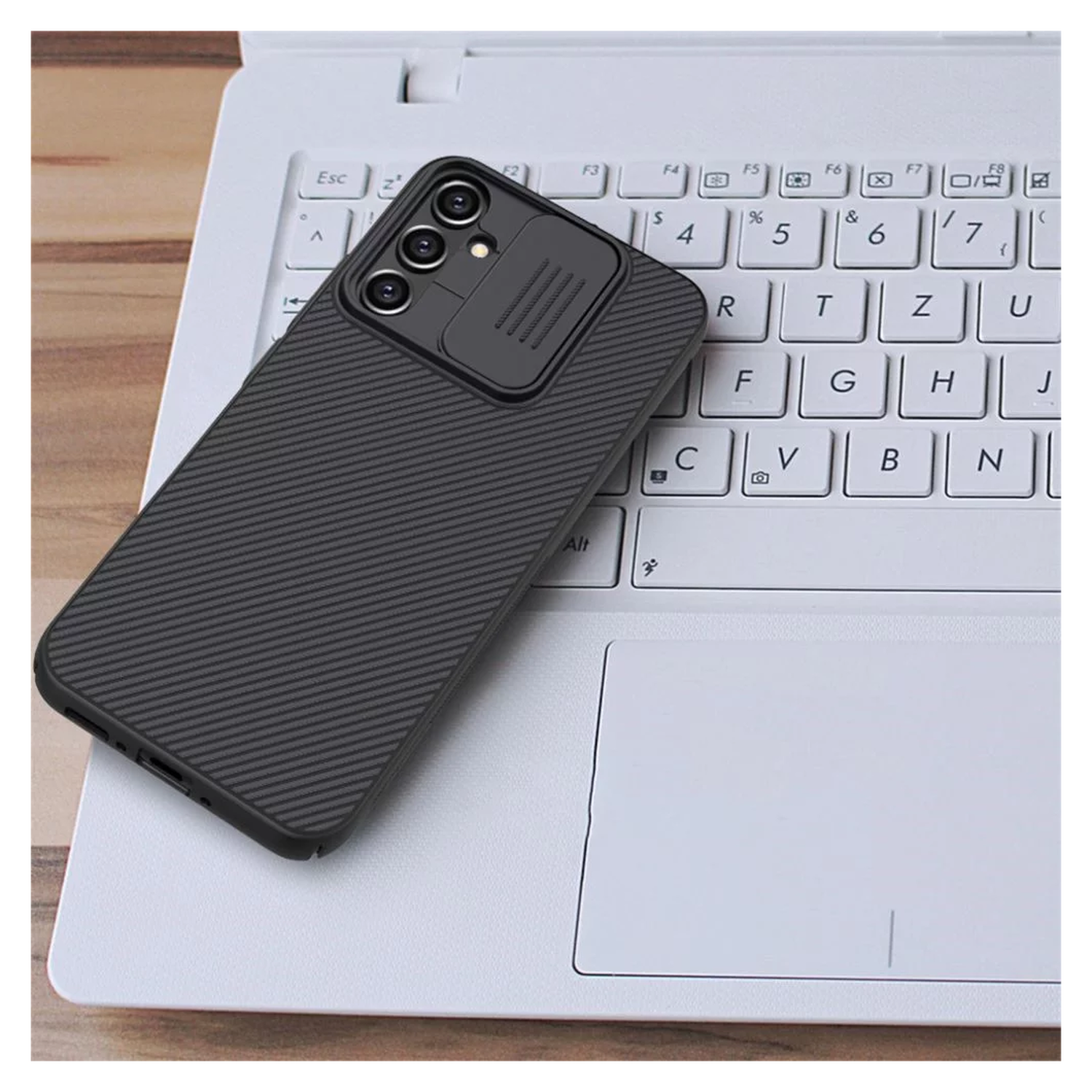 Nillkin CamShield Samsung Galaxy A34 Hoesje met Camera Slider Zwart afbeelding 7