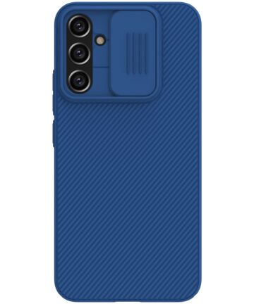 Nillkin CamShield Samsung Galaxy A34 Hoesje met Camera Slider Blauw Hoesjes