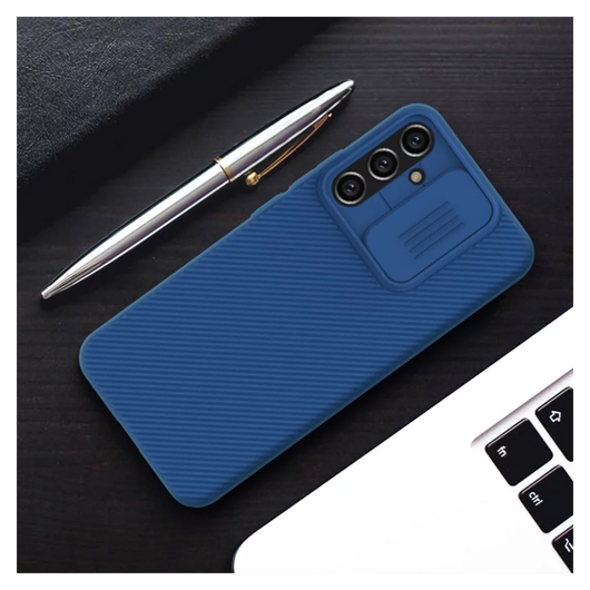Nillkin CamShield Samsung Galaxy A34 Hoesje met Camera Slider Blauw afbeelding 7
