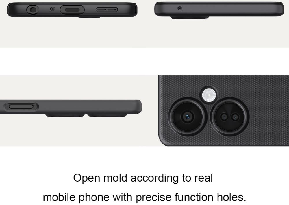 Nillkin Super Frosted Shield OnePlus Nord CE 3 Lite Hoesje Zwart afbeelding 9