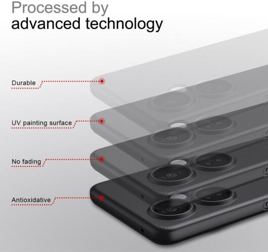 Nillkin Super Frosted Shield OnePlus Nord CE 3 Lite Hoesje Zwart afbeelding 4