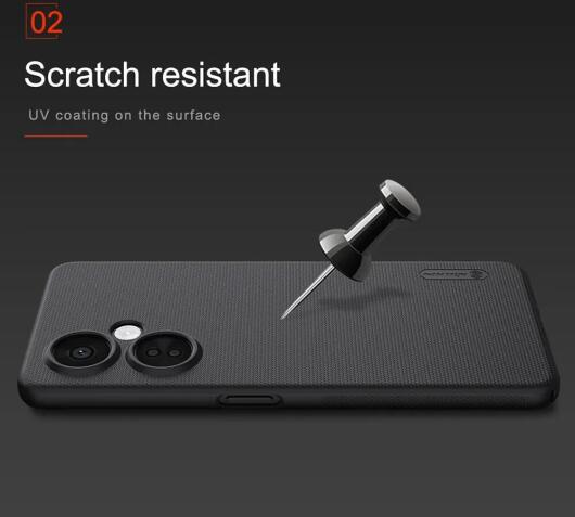 Nillkin Super Frosted Shield OnePlus Nord CE 3 Lite Hoesje Zwart afbeelding 7