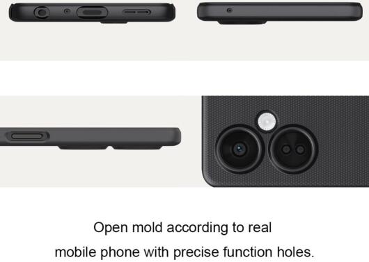 Nillkin Super Frosted Shield OnePlus Nord CE 3 Lite Hoesje Zwart afbeelding 9