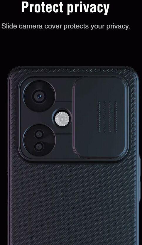Nillkin CamShield OnePlus Nord CE 3 Lite Hoesje Camera Slider Zwart afbeelding 6