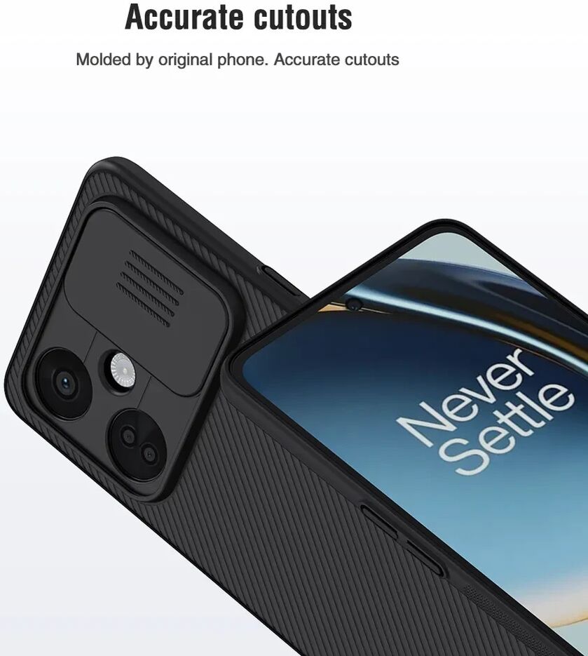 Nillkin CamShield OnePlus Nord CE 3 Lite Hoesje Camera Slider Zwart afbeelding 10