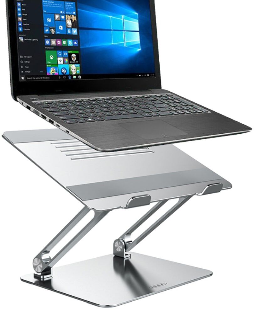 Nillkin Verstelbare Bureau Houder Tablet/Laptop/MacBook Zilver afbeelding 1