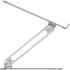 Nillkin Verstelbare Bureau Houder Tablet/Laptop/MacBook Zilver afbeelding 6