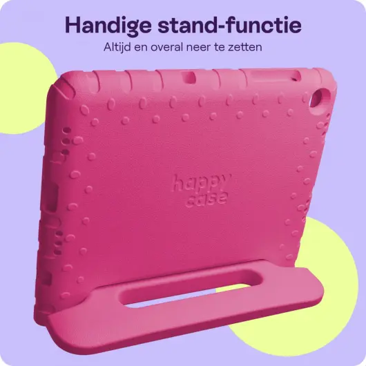 HappyCase iPad 9.7 2017/2018/Air/Air 2 Kinder Tablethoes Roze afbeelding 5