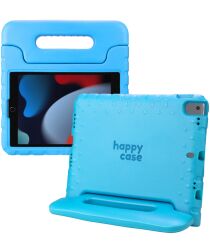 HappyCase iPad 10.2 2019/2020/2021 Kinder Tablethoes Handvat Blauw