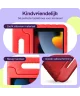 HappyCase iPad 10.2 2019/2020/2021 Kinder Tablethoes Handvat Rood