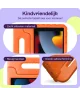 HappyCase iPad 10.2 2019/2020/2021 Kinder Tablethoes Handvat Oranje